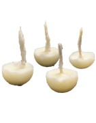 Satvik Pure Cow Ghee Wicks, Diya Batti, Jyot Batti For Puja, Aarti & Festivals, 50Pcs